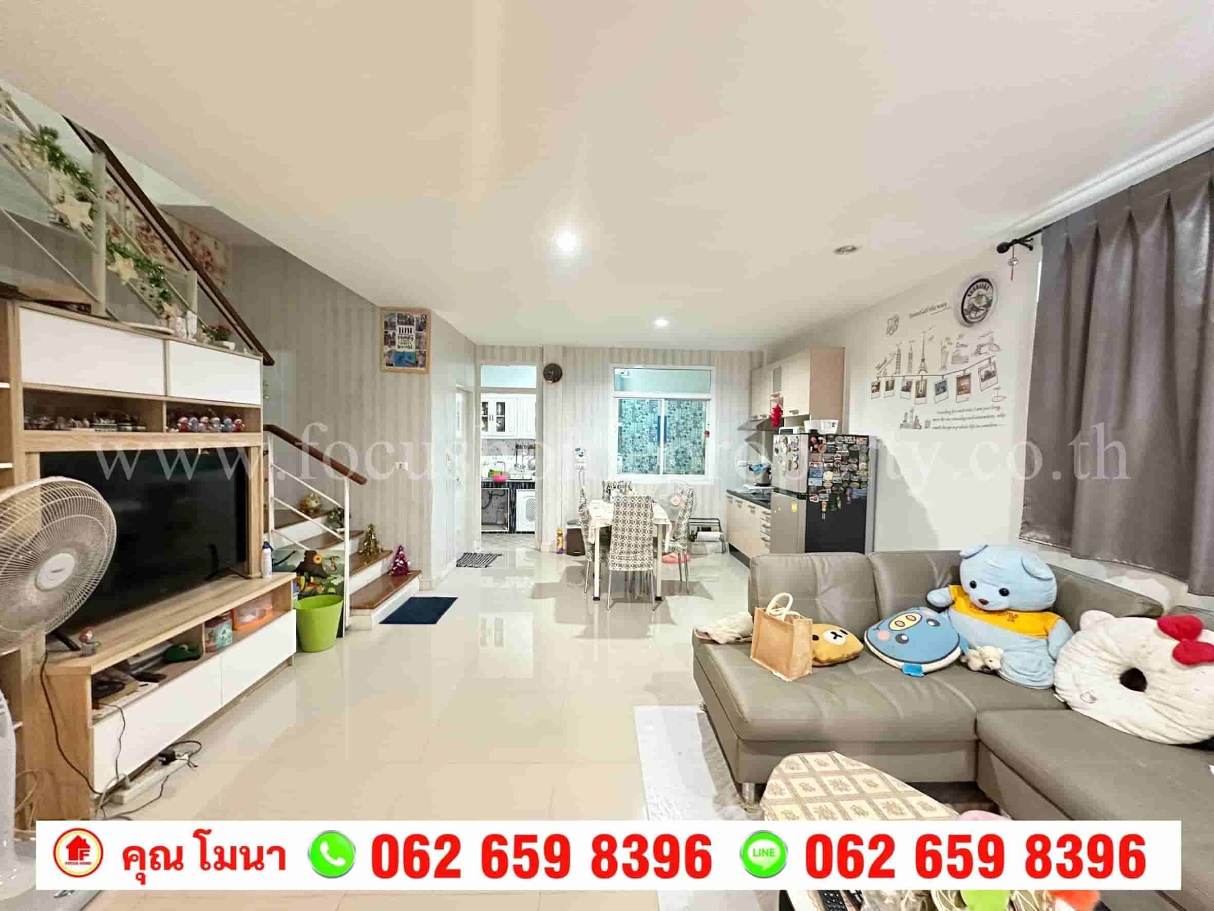 ขาย ทาวน์โฮมหลังมุม หมู่บ้าน เดอะ มิราเคิล กัลปพฤกษ์-สาทร